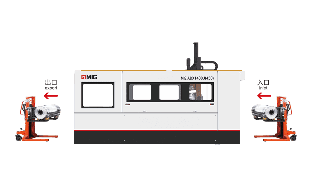 MG.ABX1400J(450) เครื่องล้างเพลทแขนเดียว (เข้าและออกจากรถพิมพ์)