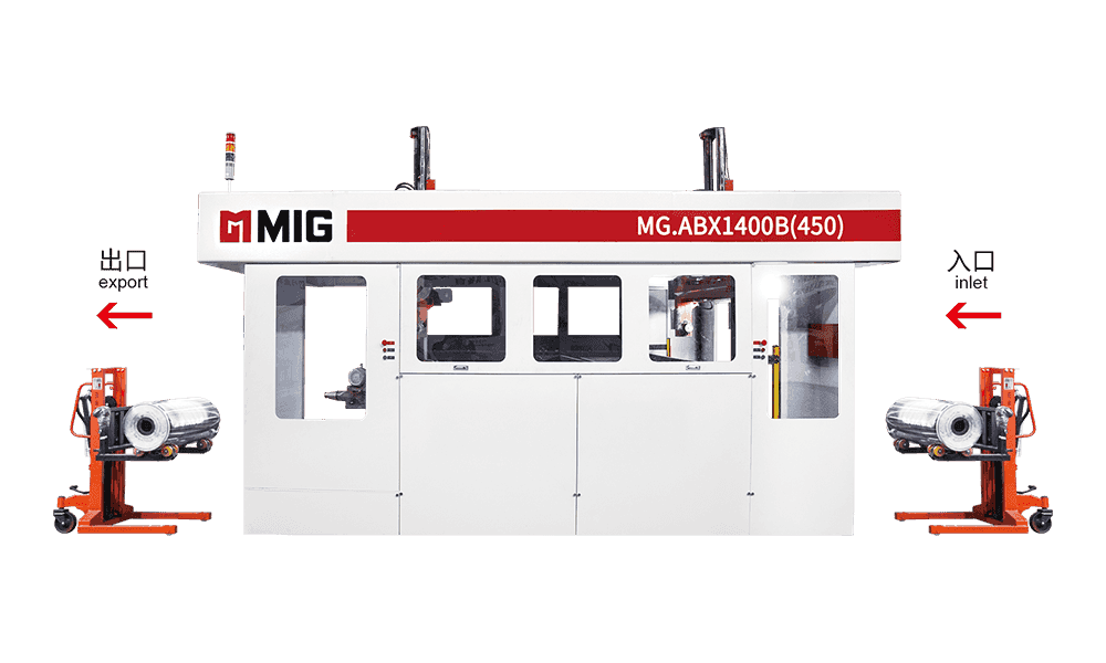 MG.ABX1400B (450) เครื่องล้างเพลทสองแขน (เข้าและออกจากรถพิมพ์)